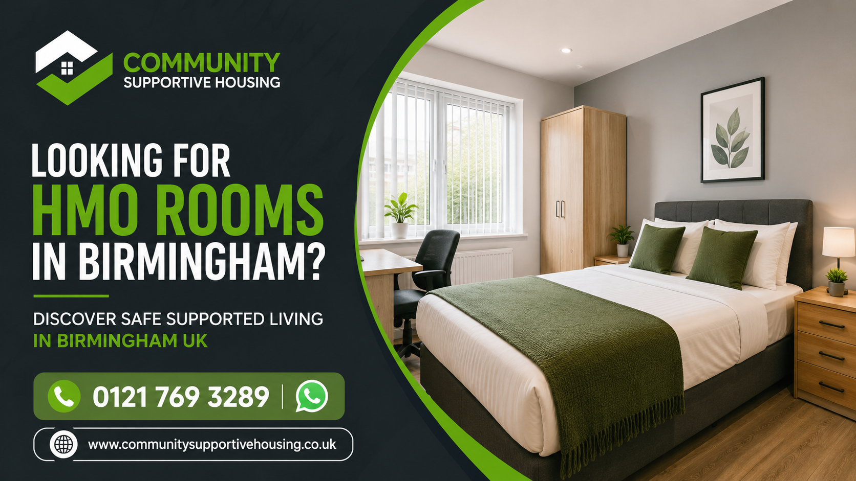 HMO Rooms in Birmingham: Safe Supported Living in Birmingham UK for Independent and Stable Living